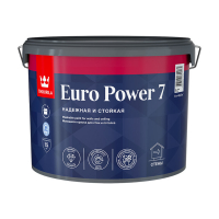 Краска моющаяся Tikkurila Euro Power 7, база А, белая 9 л