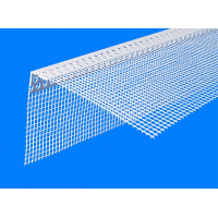 Профиль углозащитный пластиковый с сеткой 100х150мм 2,5 м