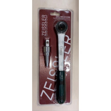 Универсальный ключ для американок ступенчатый, с трещеткой 3/8", 1/2", 3/4", 1", ZEISSLER ZSw.905.010306