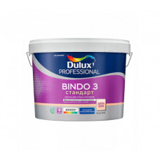 Краска для стен и потолков Dulux Professional Bindo 3 глубокоматовая база BW 9 л.