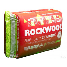 Rockwool лайт баттс Скандик  Утеплитель (800х600х100) мм, 2.88м2, 0.288м3 уп/6 плит