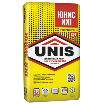 Юнис XXI / 21 Плиточный клей 25 кг